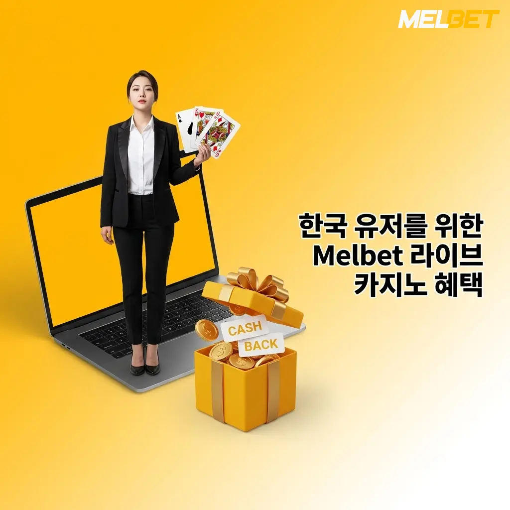 Melbet 한국 유저를 위한 라이브 카지노 혜택: 바카라, 룰렛, KRW 베팅 지원